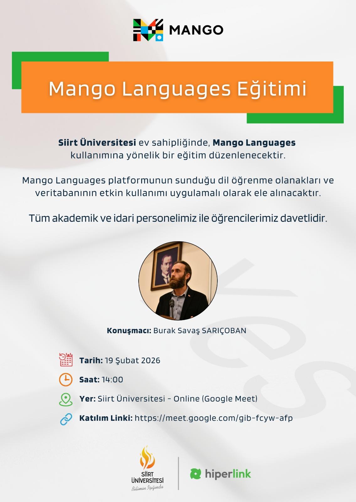 Mango Languages Learning Kullanıcı Eğitimi